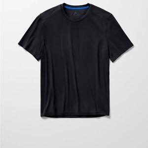 Aether black adventure performance shirt-sleeve t-shirt size large